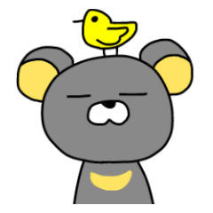 [LINEスタンプ] つきぐまくん