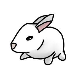 [LINEスタンプ] うさぎたちの気持ち