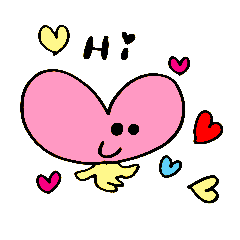 [LINEスタンプ] ハートちゃんは、たぶん肩もみが得意