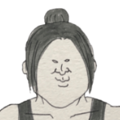[LINEスタンプ] 体育会女子 ミチコ