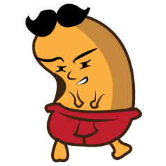 [LINEスタンプ] Soybean Indy