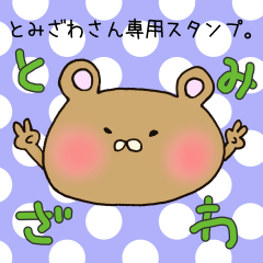 [LINEスタンプ] とみざわさん専用スタンプの画像（メイン）