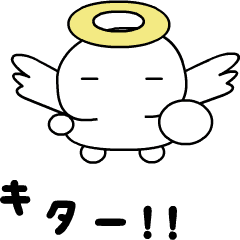 [LINEスタンプ] 日常にひそむ豆天使