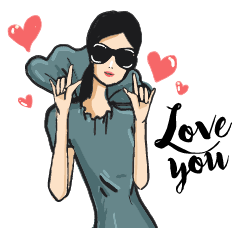 [LINEスタンプ] Lady M by Medmetic 