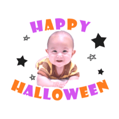 [LINEスタンプ] えいとくん。HalloweenVer.