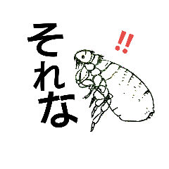 [LINEスタンプ] 寄生虫で返信