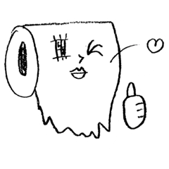 [LINEスタンプ] トイレットペーパーさん1