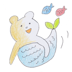 [LINEスタンプ] 人魚になりたい