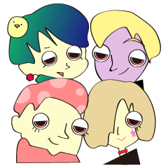 [LINEスタンプ] YUKAIなNAKAMAたち！