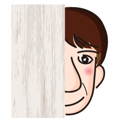 [LINEスタンプ] Oyaji saw it！
