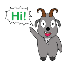 [LINEスタンプ] Fat goat