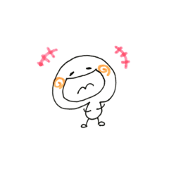 [LINEスタンプ] ゆるゆる ほっぺちゃん