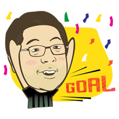 [LINEスタンプ] The Nice President