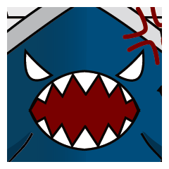 [LINEスタンプ] Cruise Shark
