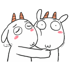 [LINEスタンプ] Extremely intense sheep 4 Cute