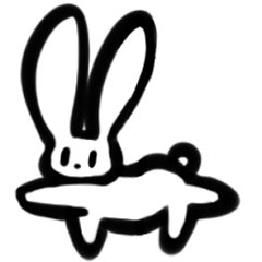 [LINEスタンプ] ウサギとカニちゃん