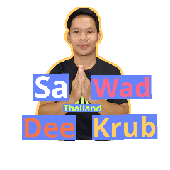 [LINEスタンプ] Sa wad dee Thai boyの画像（メイン）