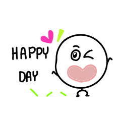 [LINEスタンプ] Feeling Life Happy Day.