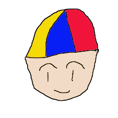 [LINEスタンプ] カラフル帽子少年
