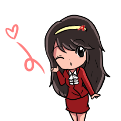[LINEスタンプ] Lady Alex : Alexander Hotel Bangkok