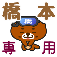 [LINEスタンプ] 「橋本」さん専用スタンプ