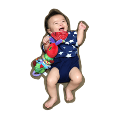 [LINEスタンプ] Baby boy AOI