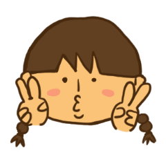 [LINEスタンプ] ぺの子ちゃん