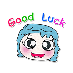 [LINEスタンプ] Miss. Narak.. Good luck ^^！