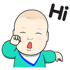 [LINEスタンプ] Baby NINE！