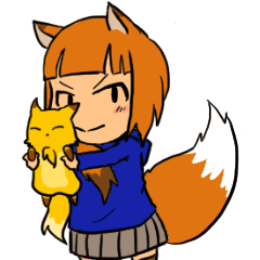 [LINEスタンプ] 狐娘スタンプ