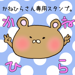 [LINEスタンプ] かねひらさん専用スタンプ