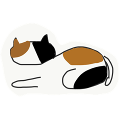 [LINEスタンプ] ^._.^   2次元のねこ