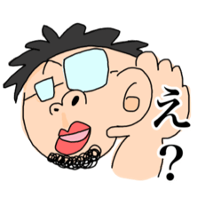 [LINEスタンプ] いらっとする居酒屋社員さん