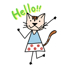 [LINEスタンプ] ネコサンのスタンプ。