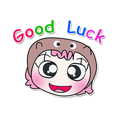 [LINEスタンプ] Miss. Momo.. Good luck ^^！！