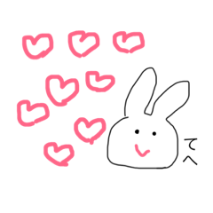 [LINEスタンプ] usagiゆるーく