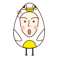 [LINEスタンプ] Fang with the daily life of pigs