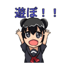 [LINEスタンプ] 配信少女