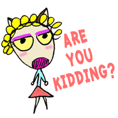 [LINEスタンプ] Funny Dog Name's Salmon