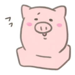 [LINEスタンプ] もちぶたちゃん