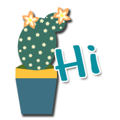 [LINEスタンプ] Cactus Say