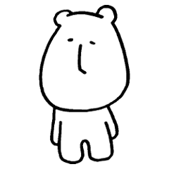 [LINEスタンプ] やさぐれたくまの日常