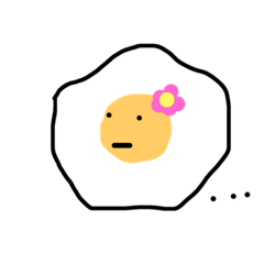 [LINEスタンプ] Sunny egg faceの画像（メイン）