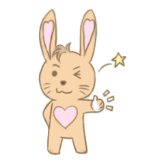 [LINEスタンプ] Mr. Heart Bunny