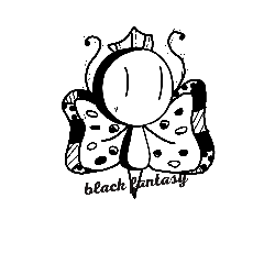 [LINEスタンプ] Black Fantasy