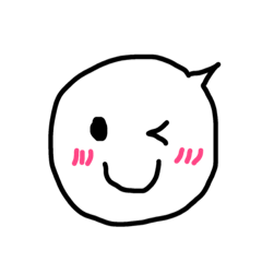 [LINEスタンプ] 顔ふきだし