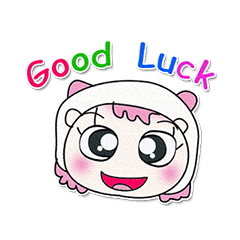 [LINEスタンプ] Miss. Makdee.. Good luck ^^！