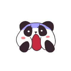 [LINEスタンプ] Full Panda