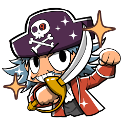 [LINEスタンプ] 日常的に使い勝手のいい海賊スタンプ