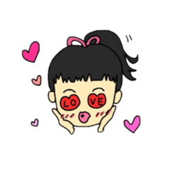 [LINEスタンプ] るかちゃんスタンプ
